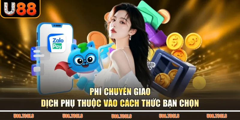 Phí chuyển giao dịch phụ thuộc vào cách thức bạn chọn