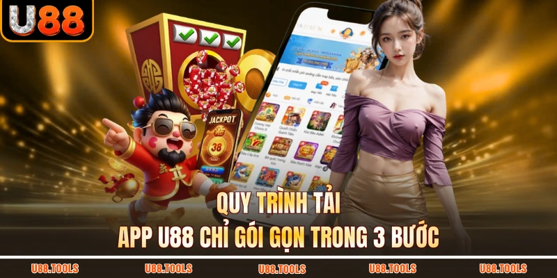 Quy trình tải app U88 chỉ gói gọn trong 3 bước