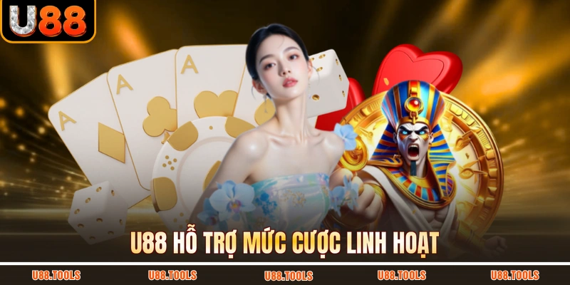 U88 hỗ trợ mức cược linh hoạt